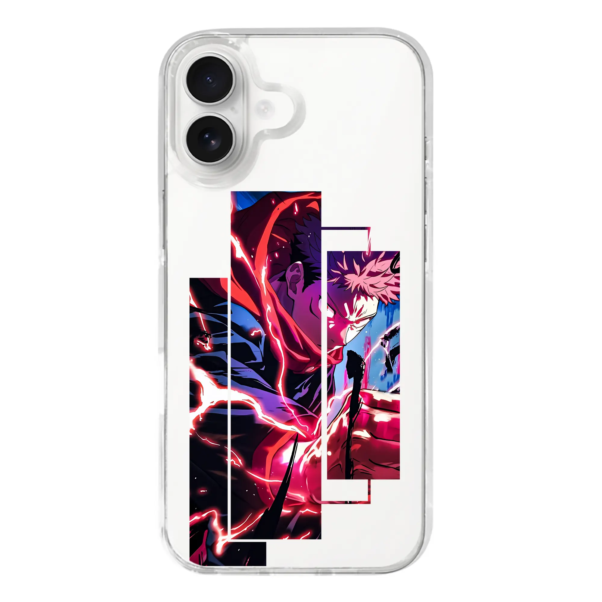 呪術廻戦 グッズ,虎杖 悠仁 - iPhone 17シリーズ 透明スマホケース – 薄型・耐衝撃・精密フィット保護カバー